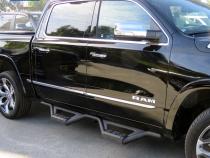 Nerf Bars Drop Step Running Boards For 19-22 Dodge Ram 1500 Not for 19-20 Classic Crew Cab Only Textured Black TYGER LANDER Tyger Auto