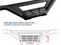 Lander Drop Step Running Boards For 10-22 4Runner Trail Edition 14-22 SR5/TRD Pro Textured Black Tyger Auto