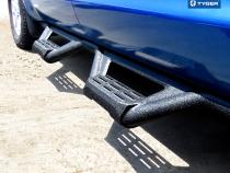 Lander Drop Step Running Boards For 07-21 Tundra CrewMax Cab Textured Black Tyger Auto