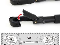 Deluxe Bike Top Frame Cross Bar Telescopic Adaptor Black Tyger Auto