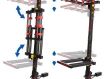 Folding Hitch-Mounted Ski/Snowboard Rack Fits 2 Inch or 1.25 Inch Receiver Carries 6 Pair Skis or 4 Snowboards Tyger Auto