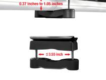 Super Duty Roof Cargo Basket L 52 Inch x W 41.3.0 Inch x H 8.3.0 Inch Luggage Carrier Rack With Wind Fairing Tyger Auto