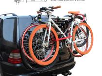 Deluxe 3-Bike Trunk Mount Bicycle Rack Tyger Auto
