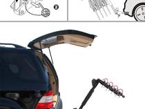 Deluxe 4-bike Carrier Rack For both 1-1/4 Inch and 2 Hitch Receiver With Hitch Pin Lock and Cable Lock Soft Cushion Protector Tyger Auto