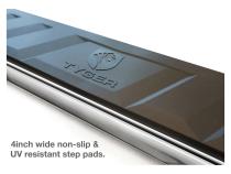 Side Step Nerf Bars Running Boards For 15-22 Colorado/Canyon Crew Cab 4 Inch Stainless Steel Tyger Auto