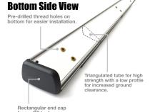 Side Step Nerf Bars Running Boards For 15-22 Colorado/Canyon Crew Cab 4 Inch Stainless Steel Tyger Auto