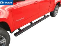 Side Step Rails Nerf Bars Running Boards For 15-22 Colorado/Canyon Crew Cab 4 Inch Black Tyger Auto