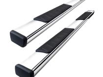Side Step Rails Nerf Bars Running Boards For 19-20 Silverado/Sierra 1500 and 20 2500/3500HD Double/Extended Cab 4 Inch Stainless Steel Tyger Auto