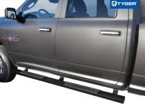 Side Step Rails Nerf Bars Running Boards For 09-18 Dodge Ram 1500 Including 19-20 Classic/10-22 Ram 2500/3500 Crew Cab 4 Inch Black Tyger Auto