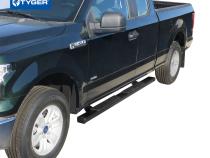 Side Step Rails Nerf Bars Running Boards For 15-22 Ford F150/17-22 F250/F350 Super Duty Super Cab 4 Inch Black Tyger Auto