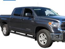 Side Step Rails Nerf Bars Running Boards For 07-20 Toyota Tundra CrewMax 4 Inch Black Tyger Auto