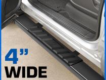 4 Inch Riser Running Boards Compatible with 24 Toyota Tacoma (Fits Hybrid) Double Cab Side Step Rails Nerf Bars Tyger Auto