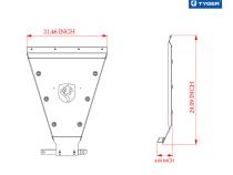 Bumper Skid Plate For TG-BP6C80468 Tyger Auto