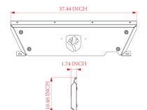 Bumper Skid Plate For TG-BP6T80168 Tyger Auto