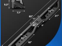 Star Strider Compatible with 07-18 Chevy Silverado GMC Sierra 1500; 07-19 2500 3500HD; 19 LD / Limited Crew Cab Side Step Rails Nerf Bars Running Boards Tyger Auto