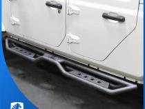 Star Strider Running Boards Compatible with 20-25 Jeep Gladiator JT Side Step Rails Nerf Bars Tyger Auto