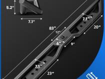 Star Strider Running Boards Compatible with 20-25 Jeep Gladiator JT Side Step Rails Nerf Bars Tyger Auto