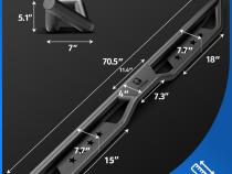Star Strider Running Boards Compatible with 24 Toyota Tacoma (Fits Hybrid) Double Cab Side Step Rails Nerf Bars Tyger Auto