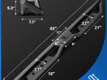 Star Strider Compatible with 05-23 Toyota Tacoma Double Cab Side Step Rails Nerf Bars Running Boards Tyger Auto