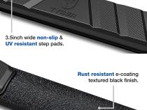 Running Boards For 19-22 Dodge Ram 1500 Not for 19-20 Classic Crew Cab Only 3.5 Inch Wide Textured Black TYGER RIDER Tyger Auto