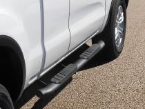 Tyger Rider 3.5 Inch Side Steps 19-22 Ford Ranger SuperCab Textured Black Tyger Auto