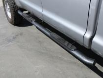 Tyger Rider 3.5 Inch Step Bars 07-21 Toyota Tundra Double Cab Textured Black Tyger Auto