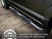 3.5 Inch Rider Running Boards Compatible with 24 Toyota Tacoma Double Cab Side Step Rail Nerf Bars Tyger Auto