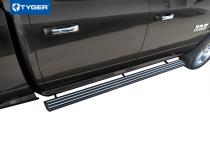 Running Boards Side Step Rails Nerf Bars For 09-18 Dodge Ram 1500 Incl. 19-22 Classic 10-20 2500/3500 Crew Cab 4.75 Inch Wide 85 Inch Long Tyger Auto
