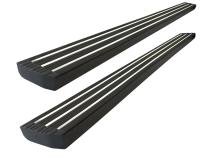 Running Boards Side Step Rails Nerf Bars For 09-14 Ford F150 Super Cab 4.75 Inch Wide 79 Inch Long TYGER STEP Tyger Auto