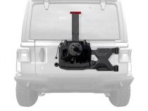 Tire Carrier Kit For 18-20 Jeep Wrangler JL Textured Black for up to 37 Inch Spare Tire Tyger Auto
