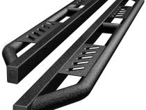 Trax Side Steps Compatible with 19-25 Ram 1500 (Not Fit 19-24 Classic) Crew Cab Textured Black Drop Step Rail Running Board Tyger Auto
