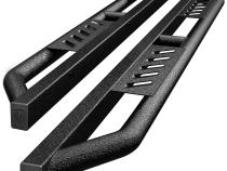 Trax Side Steps Compatible with 18-24 Jeep Wrangler JL 4-Door (Fits 21-24 4xe; Not Fit JK) Textured Black Drop Step Rail Running Board Tyger Auto