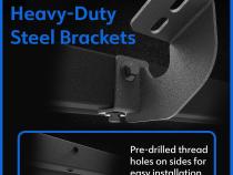 Trax Side Steps Compatible with 05-23 Toyota Tacoma Double Cab Textured Black Drop Step Rail Running Board Tyger Auto