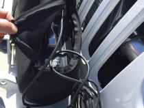 Winch Cover For Warn Zeon Winch Black Fabric Bartact