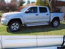 Running Board Mounting Bracket Kit For Transender Running Boards 05-17 Toyota Tacoma Double Cab Heavy Gauge Steel Silver Owens Products