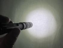3-Mode Rechargeable LED 350 Lumen Pencil Flashlight with 4x Zoom Projector Lens Race Sport Lighting