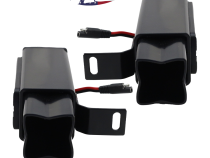 11-16 Ford F250-F450 Blacked Out Bolt On Hitch Bar Reverse Light Kit