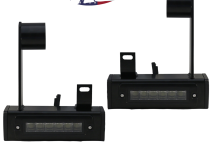 20-Present Chevy GMC 2500 3500 Blacked Out Bolt On Hitch Bar Reverse Light Kit
