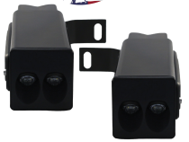 17-Present Ford F250-F450 Chrome Series Bolt On Hitch Bar Reverse Light Kit