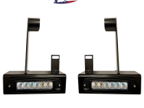 20-Present Chevy GMC 2500 3500 Chrome Series Bolt On Hitch Bar Reverse Light Kit