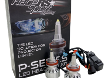 H1 P-Series Projector Perfect Beam 60-Watt LED Headlight Upgrades - True 360 Degree Down Road Pattern