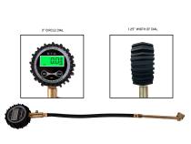 Digital Tire Gauge with Valve Kit &amp;amp; Storage Bag Up Down Air