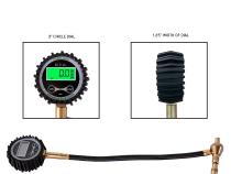 Digital Tire Deflator with Valve Kit &amp;amp; Storage Bag Up Down Air