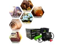 Air Compressor System 5.6 CFM With Storage Bag Hose &amp;amp; Attachments Single Motor Up Down Air