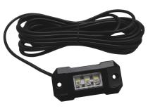 12-Volt RGB MultiColor Single High Power LED Rock Light Custom Pod with 15-Feet of 4-Wire Cable