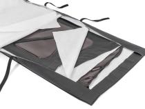 Jeep Soft Top Window Protection Roll For 76-18 Jeep CJ, YJ, TJ &amp;amp; JK Wrangler Black Diamond MasterTop