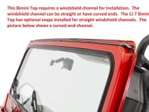 Bimini Top Strap Style 78-86 CJ7 87-91 Wrangler MasterTwill MasterTop
