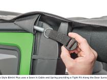Jeep JK Cable Style Bimini Top Plus For 10-18 Wrangler JK 2 Door w/ Header Mastertwill MasterTop