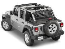 Jeep JL WindStopper/Tonneau Cover Combo 18-2024  Wrangler JL 4 Door Soft Top Black Diamond MasterTop