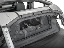 Jeep JL WindStopper/Tonneau Cover Combo 18-2024  Wrangler JL 4 Door Soft Top Black Diamond MasterTop